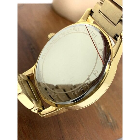 Michael Kors Women's Watch MK3490 Hartman Quartz Gold Stainless Steel 38mm - Picture 6 of 13